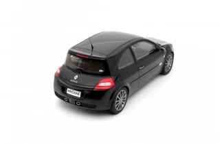 RENAULT MEGANE 2 RS PHASE 2 BLACK 2005 OttOmobile 1:18 Resinemodell (Türen, Motorhaube... nicht zu öffnen!)